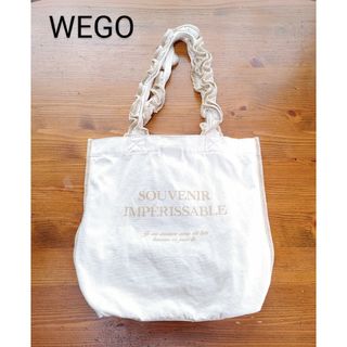 ウィゴー(WEGO)のWEGO＊トートバッグ・フリル＊大容量・A4サイズ収納可＊バッグ・レディース(トートバッグ)