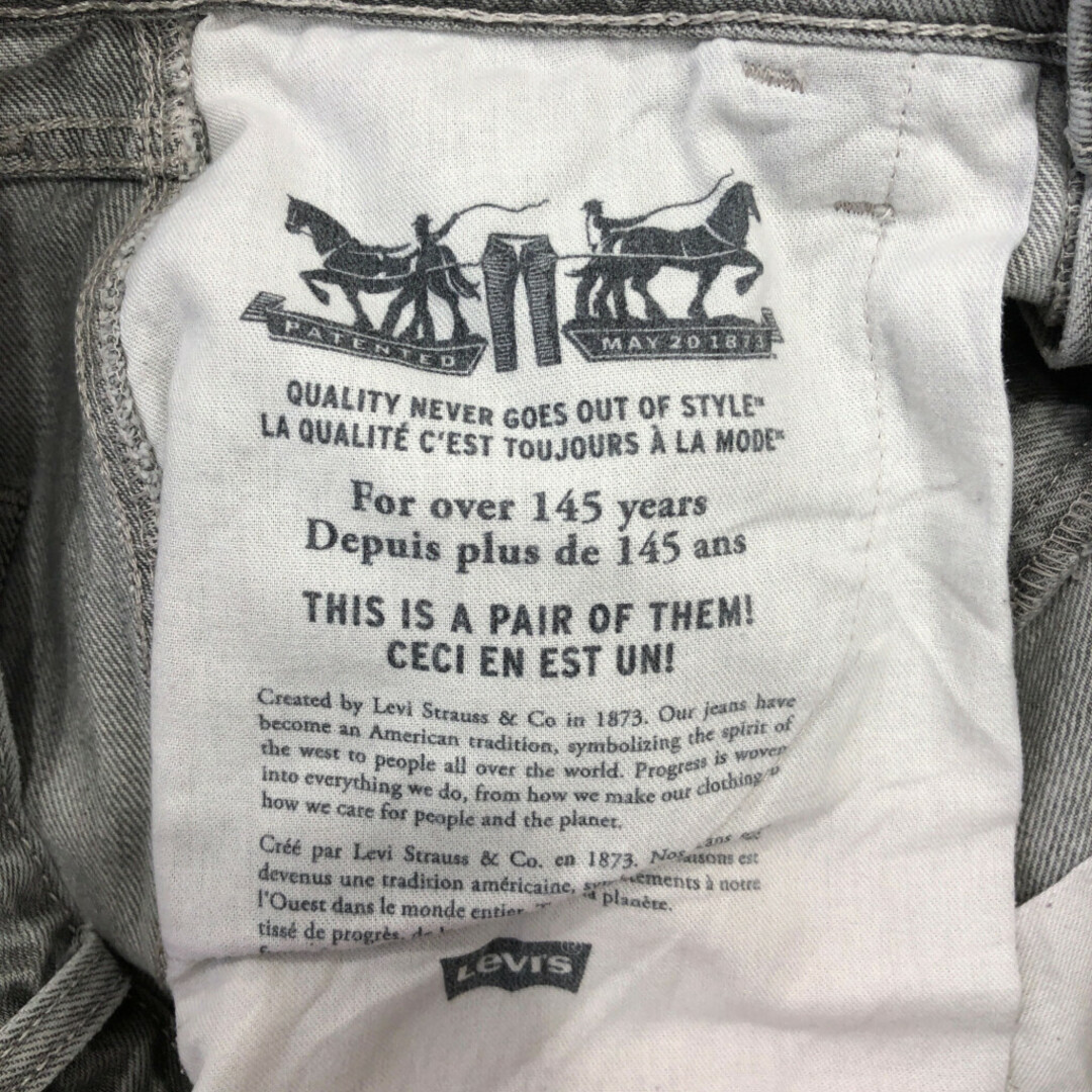 Levi's(リーバイス)のLevi's リーバイス デニム ペインターパンツ アメカジ グレー (メンズ W33 L32) 中古 古着 Q2051 メンズのパンツ(その他)の商品写真