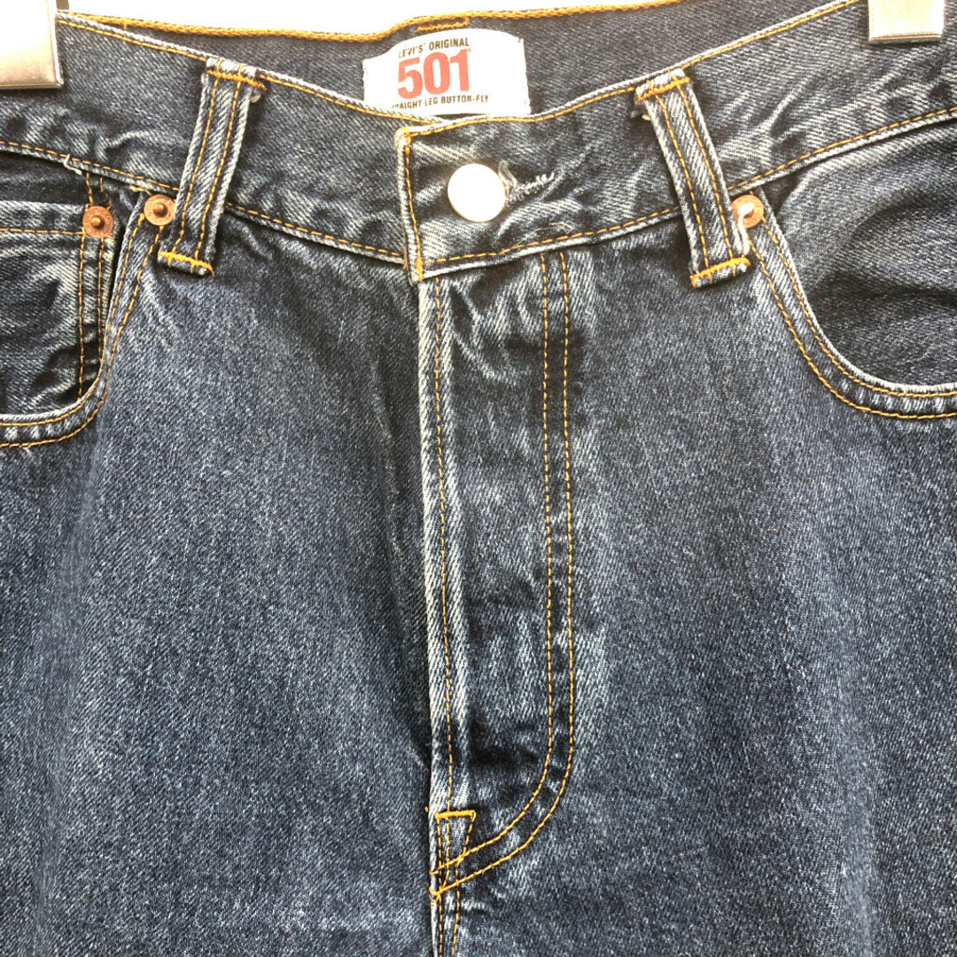 Levi's(リーバイス)のLevi's リーバイス 501 デニムパンツ アメカジ ブル― (メンズ W33 L32) 中古 古着 Q2052 メンズのパンツ(その他)の商品写真