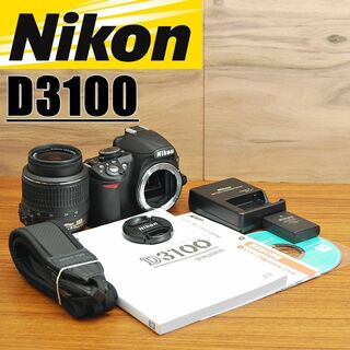 ニコン(Nikon)のnikon D3100 レンズキット 1420万画素 デジタル一眼レフ(デジタル一眼)