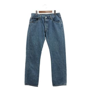 リーバイス(Levi's)のLevi's リーバイス 501 デニムパンツ アメカジ ブルー (メンズ W34 L32) 中古 古着 Q2053(その他)