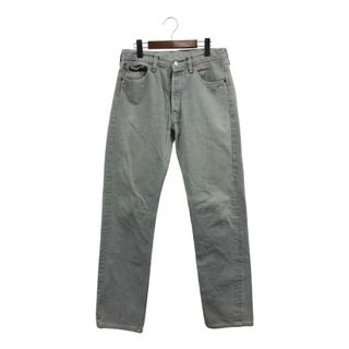 リーバイス(Levi's)のLevi's リーバイス 501 デニムパンツ アメカジ グレー (メンズ W33 L36) 中古 古着 Q2054(デニム/ジーンズ)