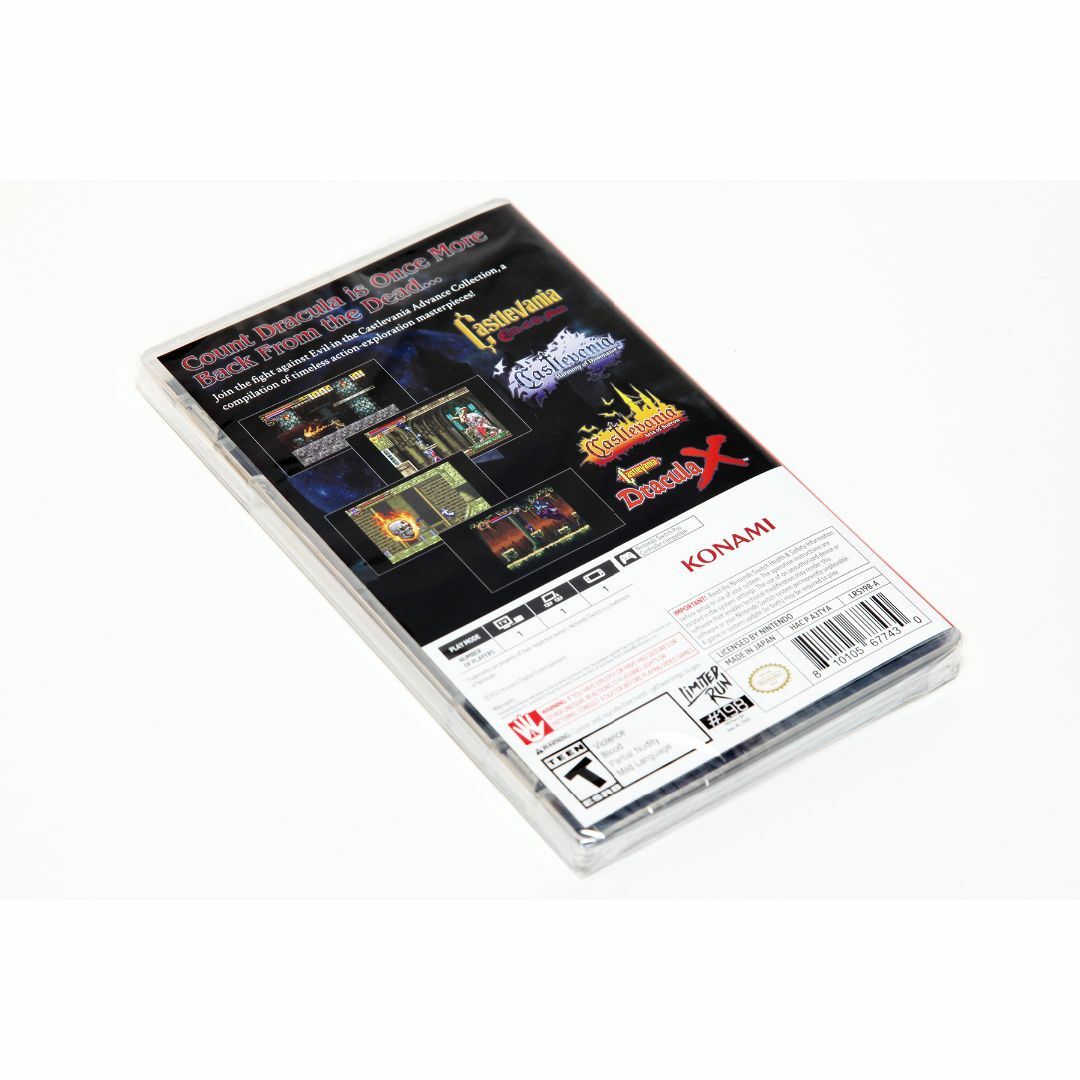 Nintendo Switch(ニンテンドースイッチ)の【新品／限定】Castlevania Advance Collection. エンタメ/ホビーのゲームソフト/ゲーム機本体(家庭用ゲームソフト)の商品写真