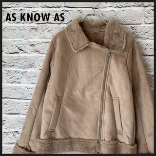 アズノウアズ(AS KNOW AS)のas know as ボアコート　レディース　[ M size ](その他)