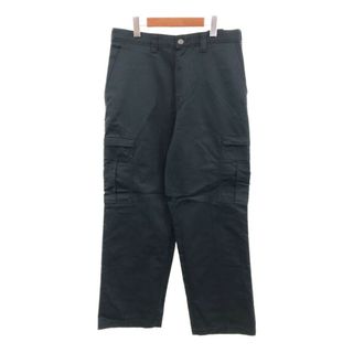 ディッキーズ(Dickies)のデッドストック Dickies ディッキーズ カーゴパンツ ワーク ブラック (メンズ 32/30) 中古 古着 Q2087(その他)