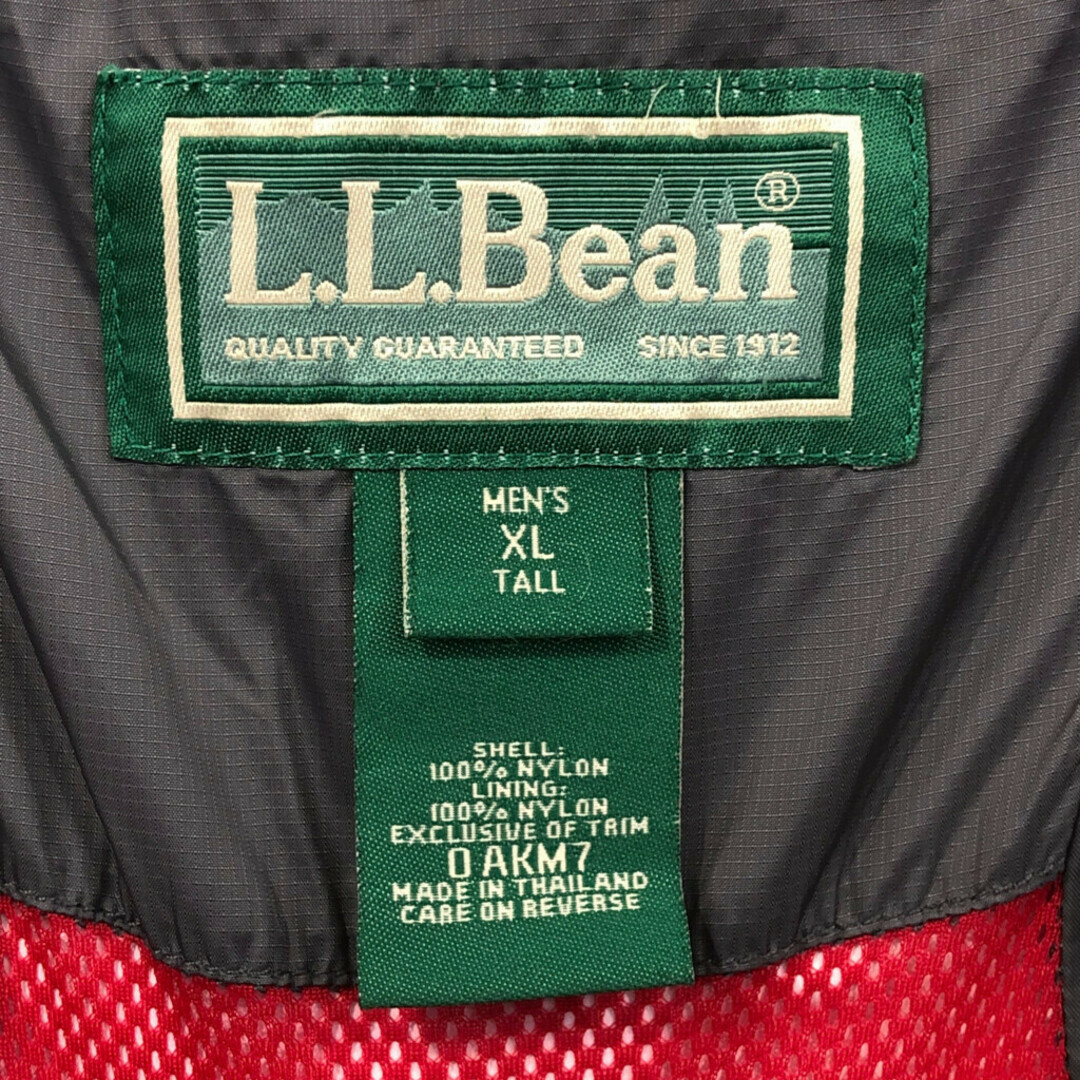 L.L.Bean(エルエルビーン)のL.L.Bean エルエルビーン GORE-TEX ゴアテックス マウンテンパーカー アウトドア 防水 レッド (メンズ XL) 中古 古着 Q2085 メンズのジャケット/アウター(マウンテンパーカー)の商品写真