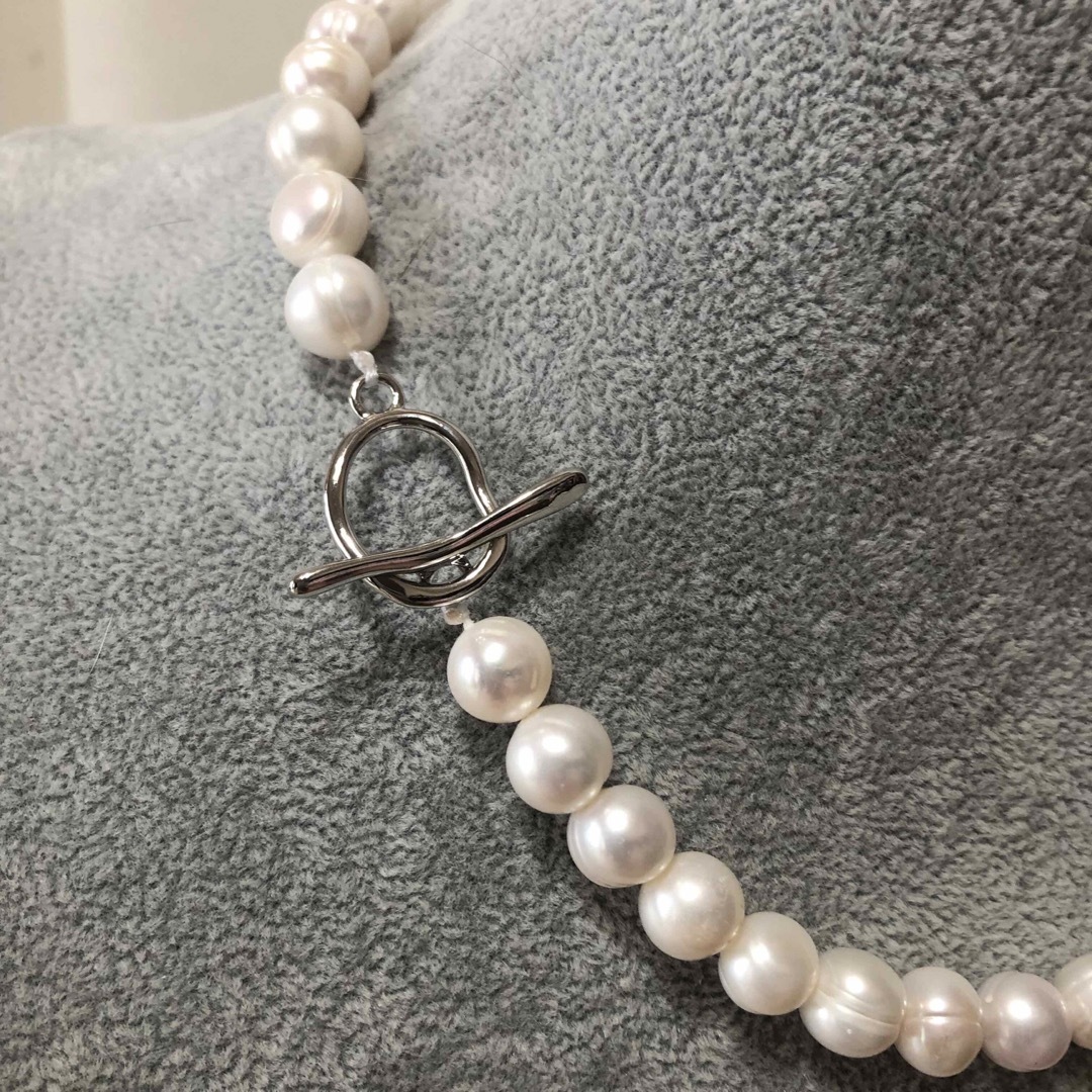 淡水パール　真珠　ネックレス　 レディースのアクセサリー(ネックレス)の商品写真