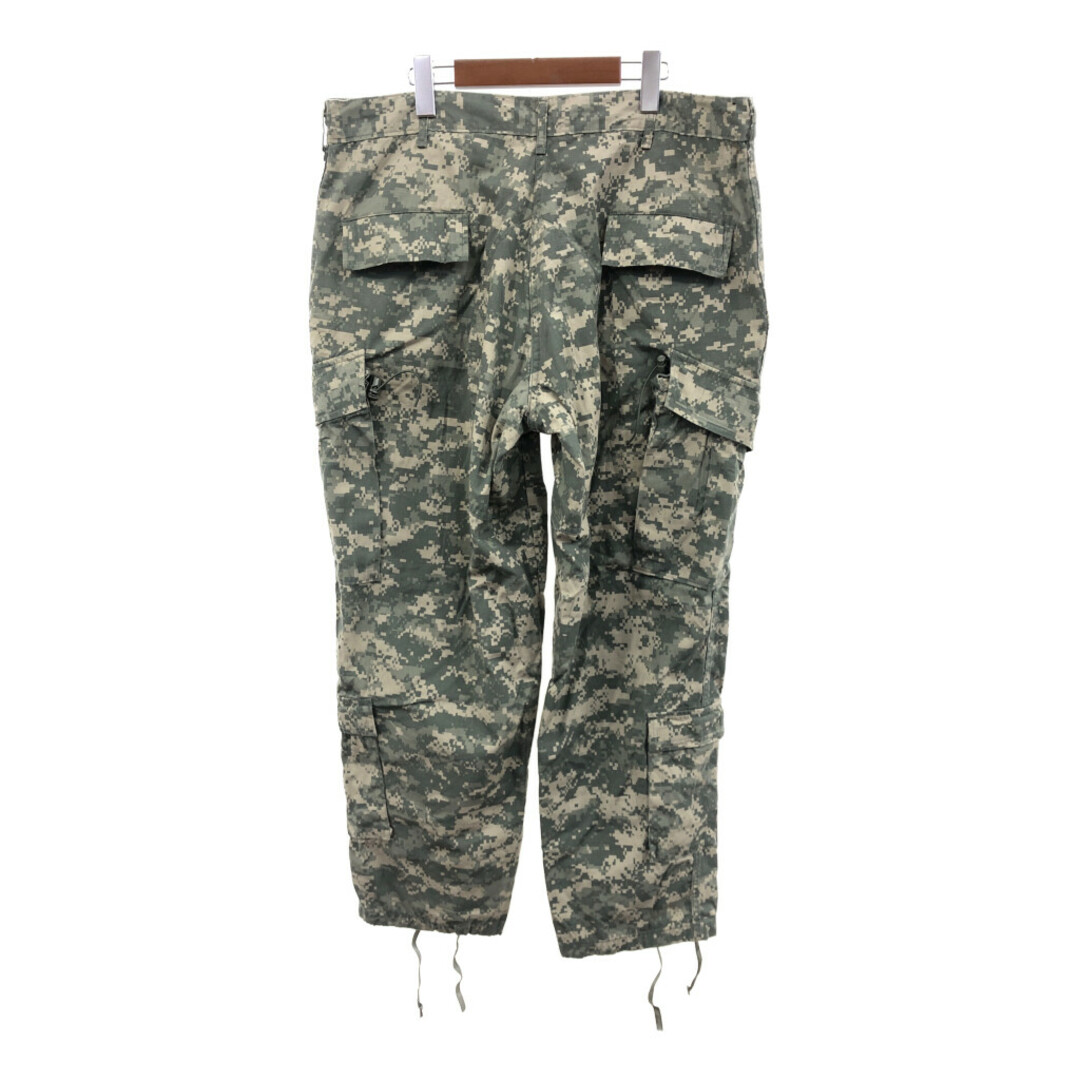2000年代～ 米軍実物 U.S.ARMY コンバットパンツ ミリタリー ユニバーサルカモ グリーン (メンズ LARGE-SHORT) 中古 古着 Q2094 メンズのパンツ(その他)の商品写真
