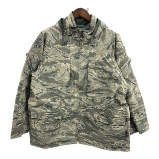 USA製 PROPPER プロパー GORE-TEX ゴアテックスパーカージャケット 防水 ミリタリー 戦闘服 ABUカモ (メンズ XL-REGULAR) 中古 古着 Q2100(ミリタリージャケット)