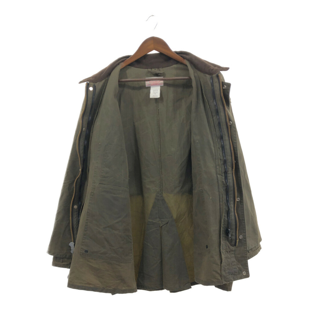 FILSON(フィルソン)の70年代 USA製 FILSON フィルソン オイルド クルーザージャケット ヴィンテージ カーキ (メンズ XL) 中古 古着 Q2122 メンズのジャケット/アウター(その他)の商品写真