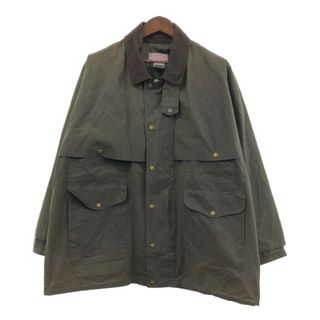 フィルソン(FILSON)の70年代 USA製 FILSON フィルソン オイルド クルーザージャケット ヴィンテージ カーキ (メンズ XL) 中古 古着 Q2122(その他)