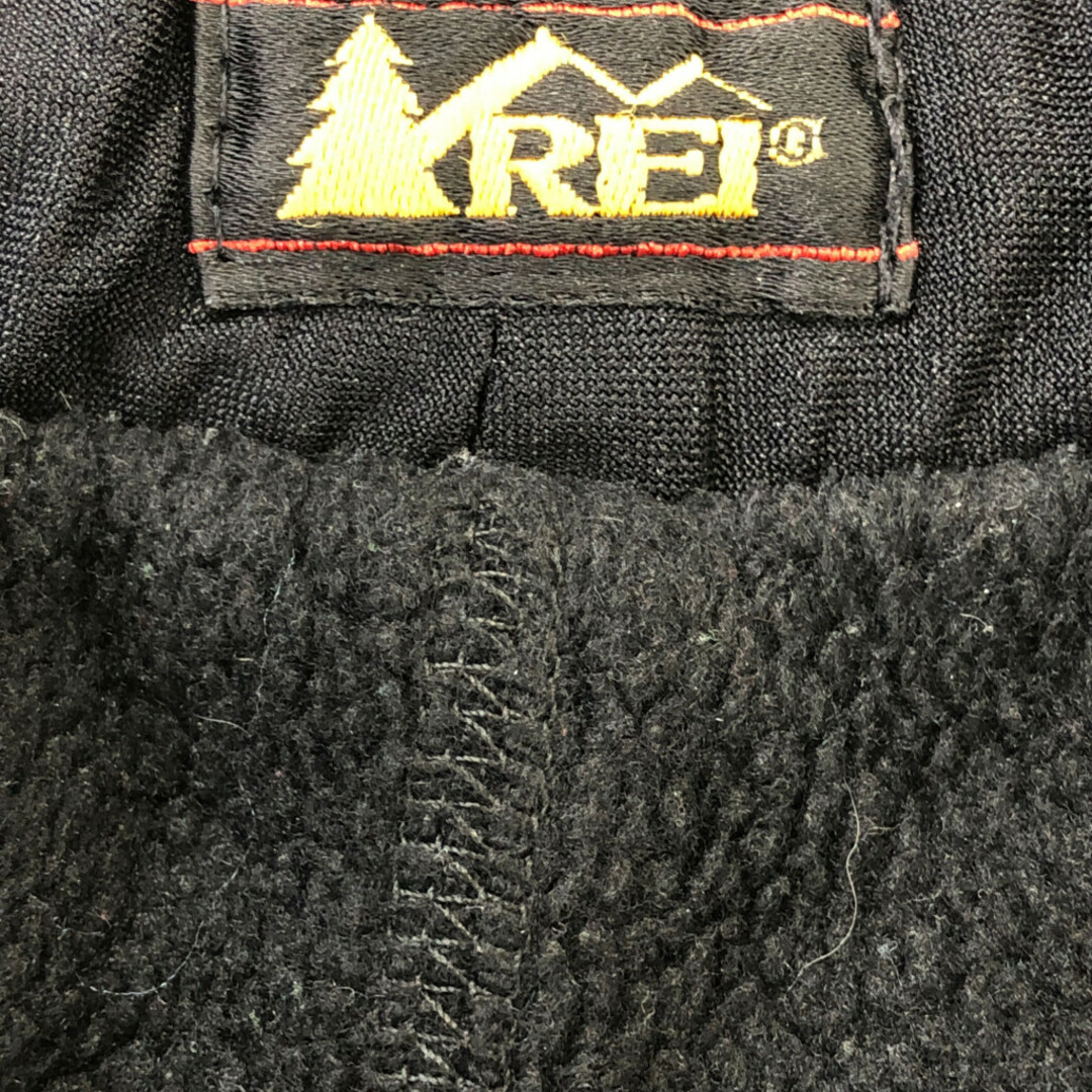 REI アール・イー・アイ POLARTEC ポーラテック フリースパンツ アウトドア ブラック (メンズ XL) 中古 古着 Q2128 メンズのパンツ(その他)の商品写真