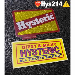 ヒステリックグラマー(HYSTERIC GLAMOUR)のHysteric Glamour Sticker ❤️‍🔥Hys214⚠️(その他)