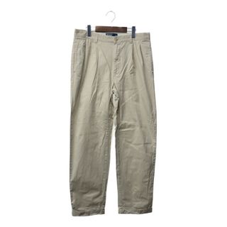 ポロラルフローレン(POLO RALPH LAUREN)の90年代 Polo by Ralph Lauren ポロ ラルフローレン HAMMOND PANT 2タック チノパンツ ポロチノ (メンズ 33/32) 中古 古着 Q2148(その他)