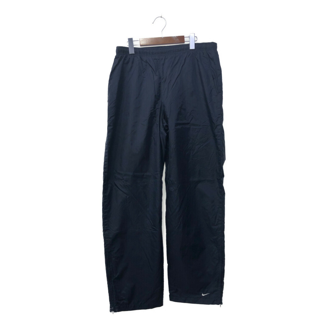 NIKE(ナイキ)の90年代 NIKE ナイキ  ナイロン トラックパンツ スポーツ ネイビー (メンズ M) 中古 古着 Q2149 メンズのパンツ(その他)の商品写真