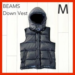 ビームス(BEAMS)の【匿名配送】BEAMS（ビームス） ダウンベスト（フード着脱可）(ダウンベスト)