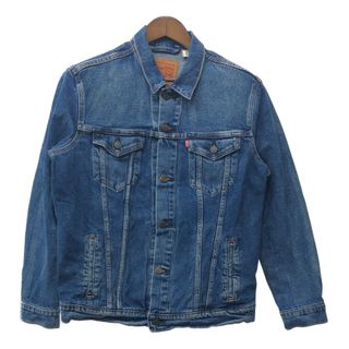 リーバイス(Levi's)のLevi's リーバイス デニム トラッカージャケット ブルー (メンズ L) 中古 古着 Q2158(その他)