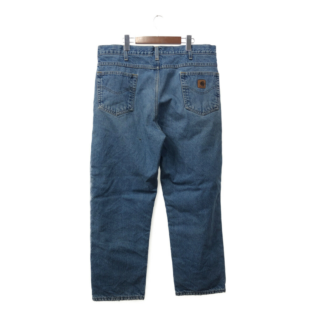 carhartt(カーハート)のCarhartt カーハート リラックスフィット デニムパンツ 大きいサイズ ブルー (メンズ 38/30) 中古 古着 Q2198 メンズのパンツ(デニム/ジーンズ)の商品写真