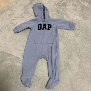 ベビーギャップ(babyGAP)のGAP⭐︎ カバーオール クマ耳足つき 60サイズ(カバーオール)