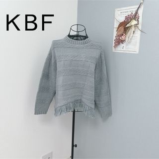 KBF - KBF ケービーエフ　2度着用　ニット　フリーサイズ　