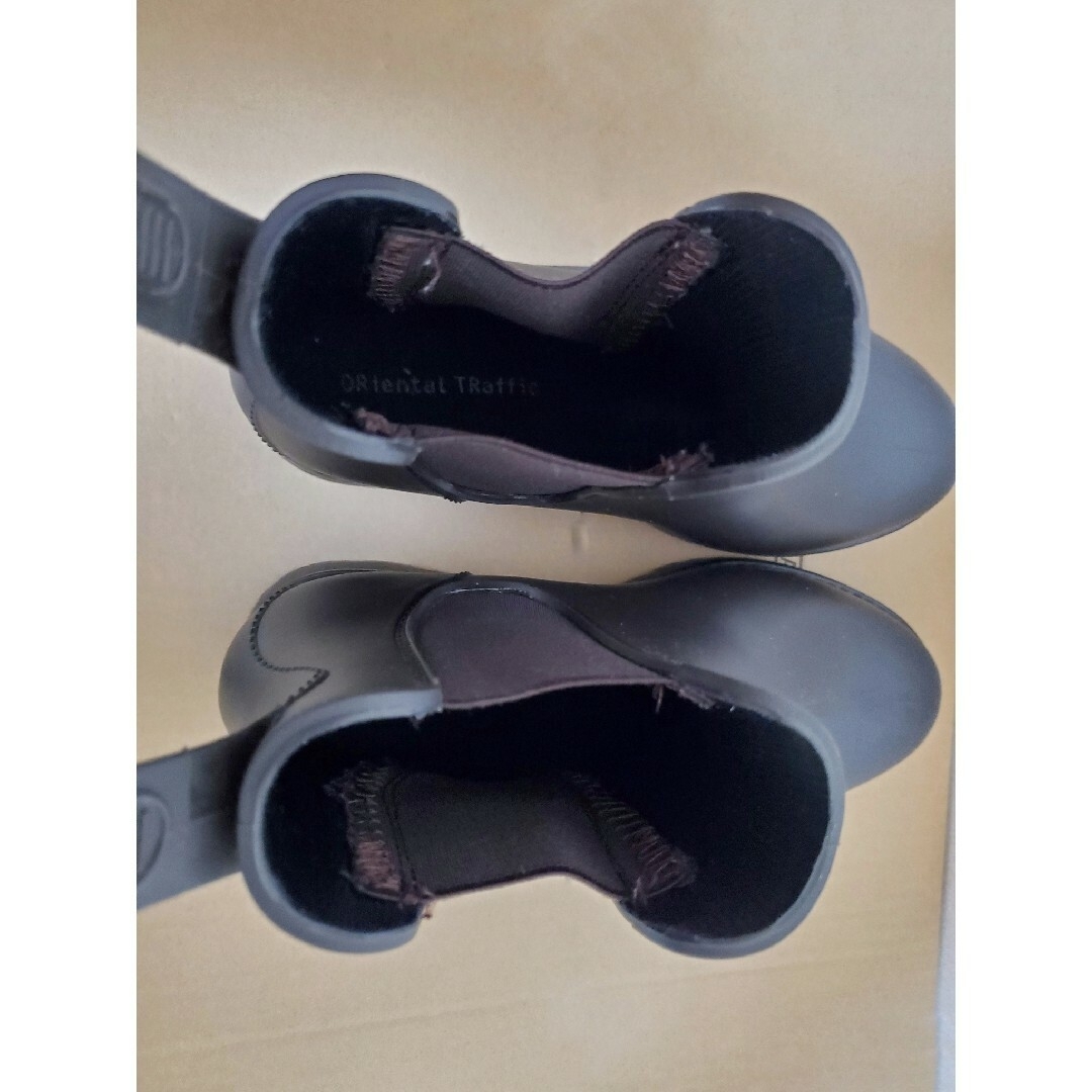 ORiental TRaffic(オリエンタルトラフィック)の【ORiental TRaffic】サイドゴアラバーレインブーツ☆晴雨兼用・M レディースの靴/シューズ(レインブーツ/長靴)の商品写真