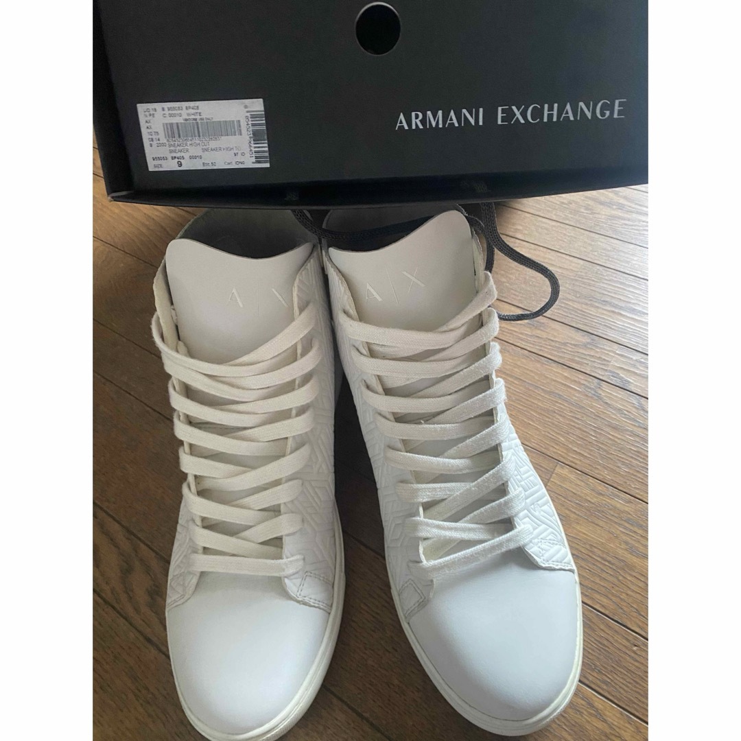 ARMANI EXCHANGE(アルマーニエクスチェンジ)のARMANI EXCHANGE ハイカットスニーカー メンズの靴/シューズ(スニーカー)の商品写真