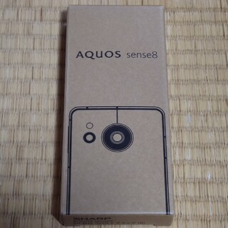 シャープ(SHARP)の未開封新品「AQUOS sense8 SH-M26 コバルトブラック」(スマートフォン本体)