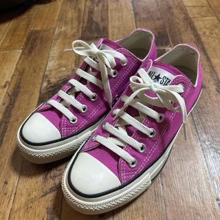 コンバース(CONVERSE)の24.5  コンバース ピンク ローカット(スニーカー)