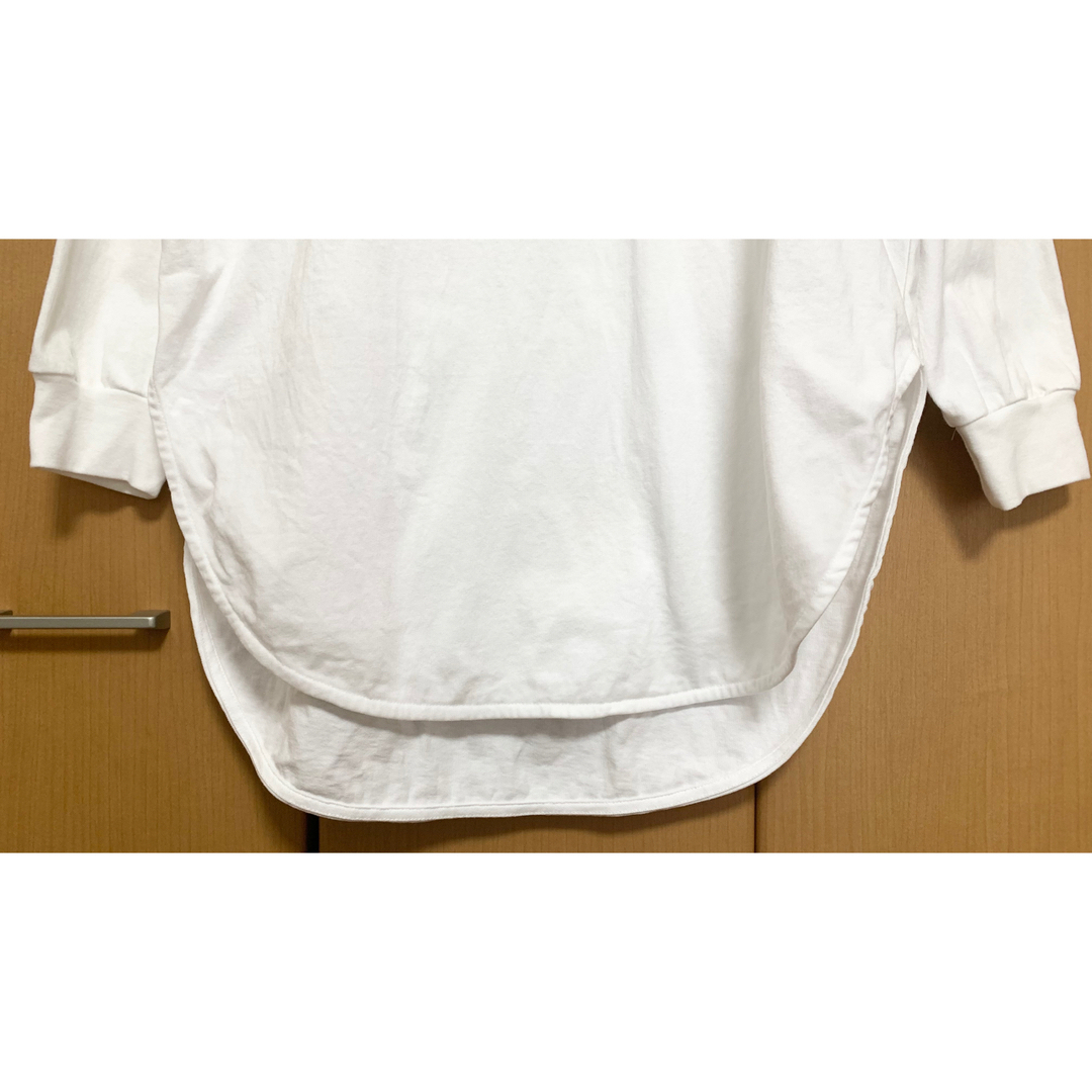 GAP(ギャップ)のGAP ロングTシャツ　ロンT 白　長袖　ユニセックス　 メンズのトップス(Tシャツ/カットソー(七分/長袖))の商品写真