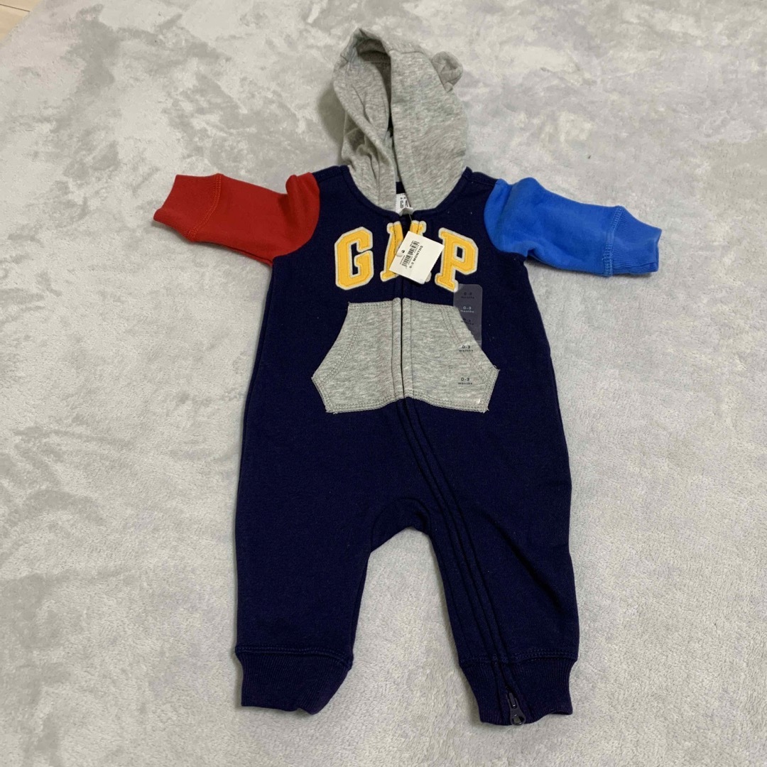 babyGAP(ベビーギャップ)のタグ付き⭐︎GAPカバーオール キッズ/ベビー/マタニティのベビー服(~85cm)(カバーオール)の商品写真