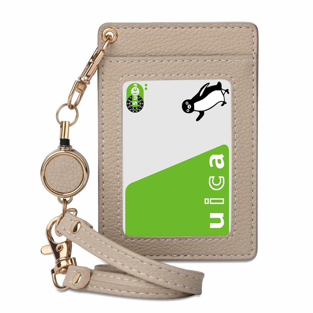 【色: Aアーモンドブラウン】3CCart カードホルダー カード IDカードホ メンズのバッグ(その他)の商品写真