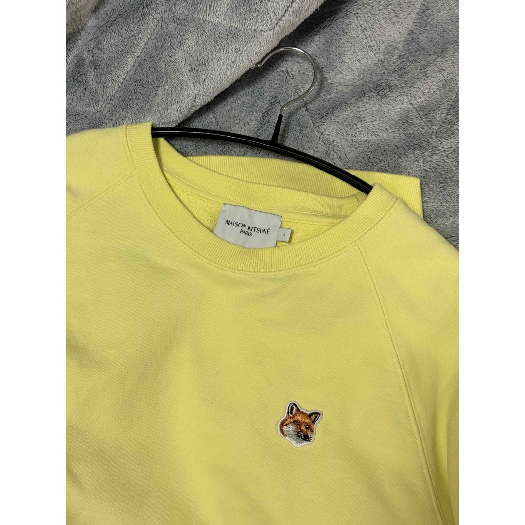 MAISON KITSUNE'(メゾンキツネ)のメゾンキツネ スウェット Maison KITSUNE イエロー yellow レディースのトップス(トレーナー/スウェット)の商品写真