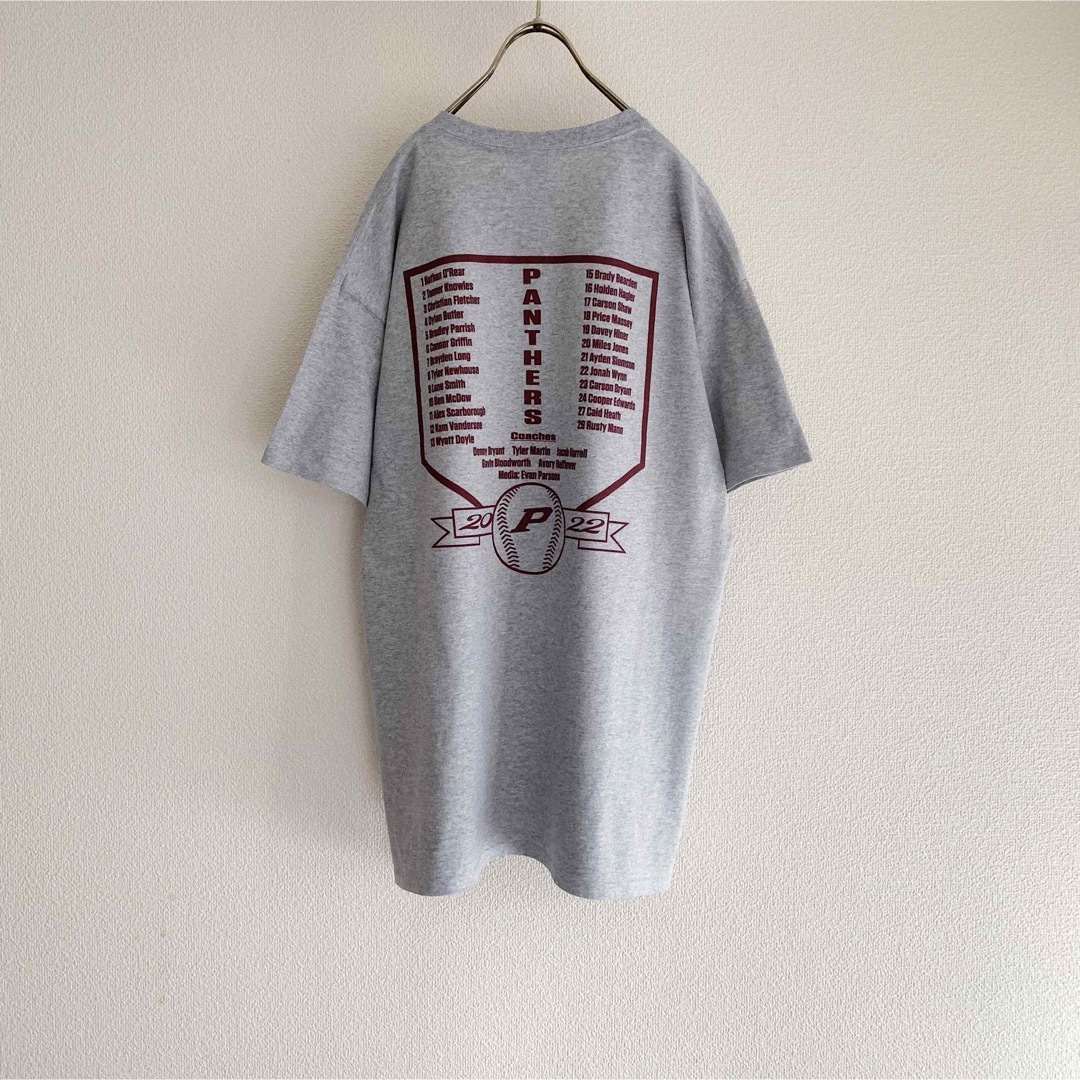 GILDAN(ギルタン)の古着 “GILDAN” PANTHERS Baseball T-shirt メンズのトップス(Tシャツ/カットソー(半袖/袖なし))の商品写真