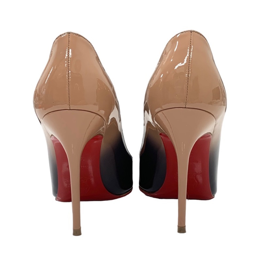 Christian Louboutin(クリスチャンルブタン)のクリスチャンルブタン Christian Louboutin KATE 100 パンプス 靴 シューズ パテント ベージュ ブラック グラデーション レディースの靴/シューズ(ハイヒール/パンプス)の商品写真