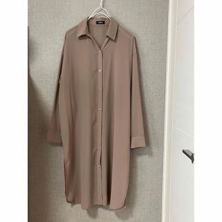 ロングシャツワンピース