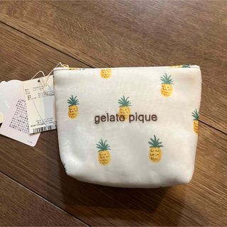 gelato pique - 新品未使用 ジェラートピケ フルーツ柄シフォンティッシュポーチ