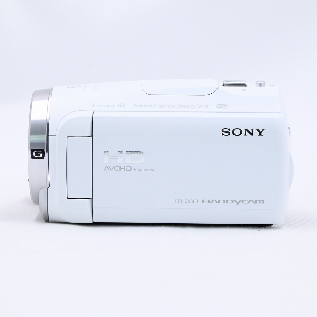 SONY(ソニー)のSONY デジタルHDビデオカメラレコーダー HDR-CX680 W ホワイト スマホ/家電/カメラのカメラ(ビデオカメラ)の商品写真