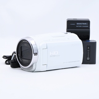 ソニー(SONY)のSONY デジタルHDビデオカメラレコーダー HDR-CX680 W ホワイト(ビデオカメラ)