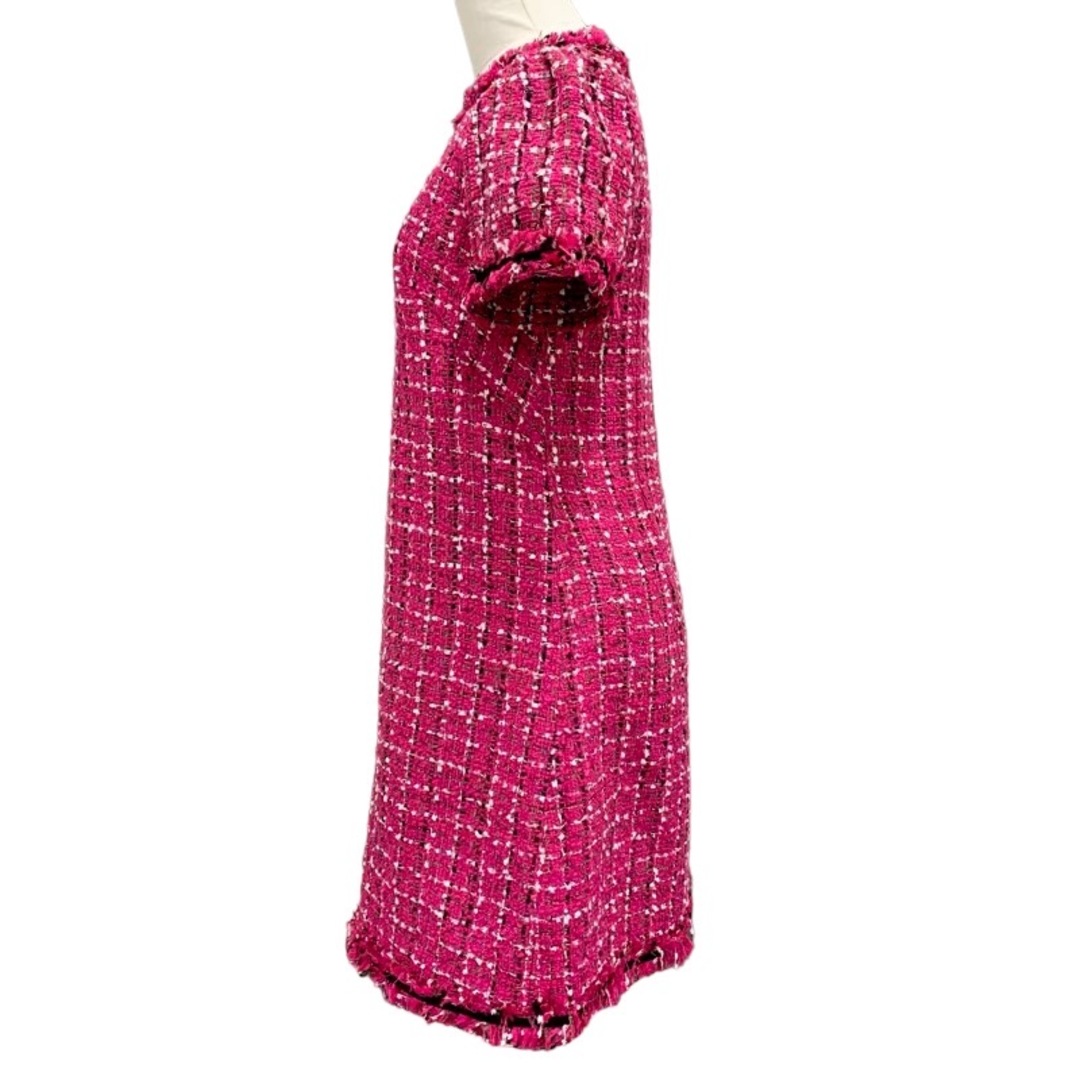 ケイトスペード Kate spade ワンピース ツイード 半袖 ピンク レディースのワンピース(ミニワンピース)の商品写真
