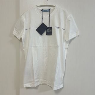 PRADA - 新品未使用タグ付き PRADA プラダ ロゴ プリント Tシャツ カットソー