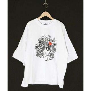 スカラー(ScoLar)のスカラー 141671 手描き風スカラーちゃんラメハートTシャツ(Tシャツ(半袖/袖なし))