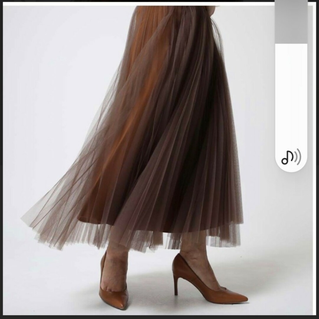 Drawer(ドゥロワー)のshe tokyo　Vanessa  Skirt　ヴァネッサ　チュールスカート レディースのスカート(ロングスカート)の商品写真