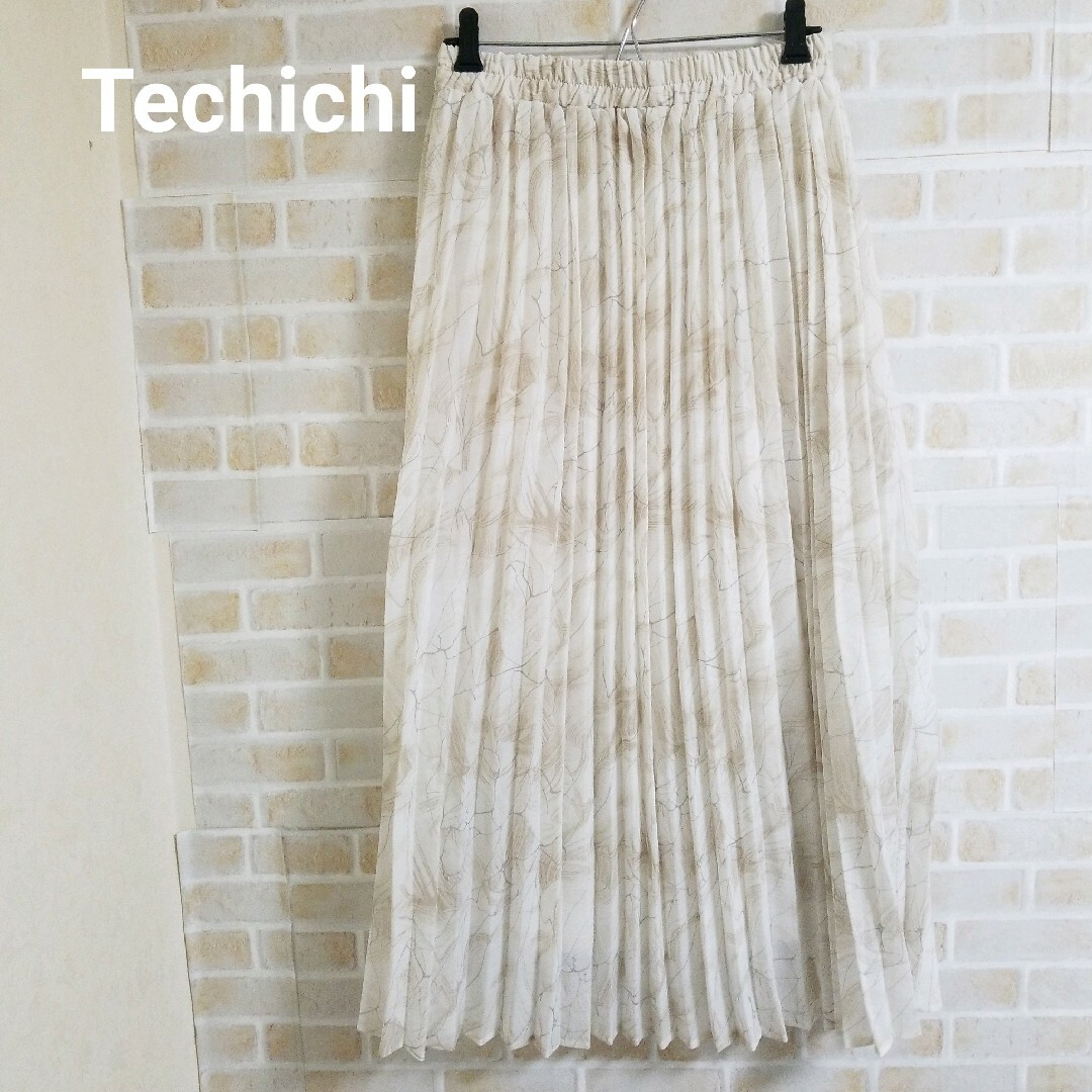 Techichi(テチチ)のTechichi プリーツフレアロングスカート レディースのスカート(ロングスカート)の商品写真