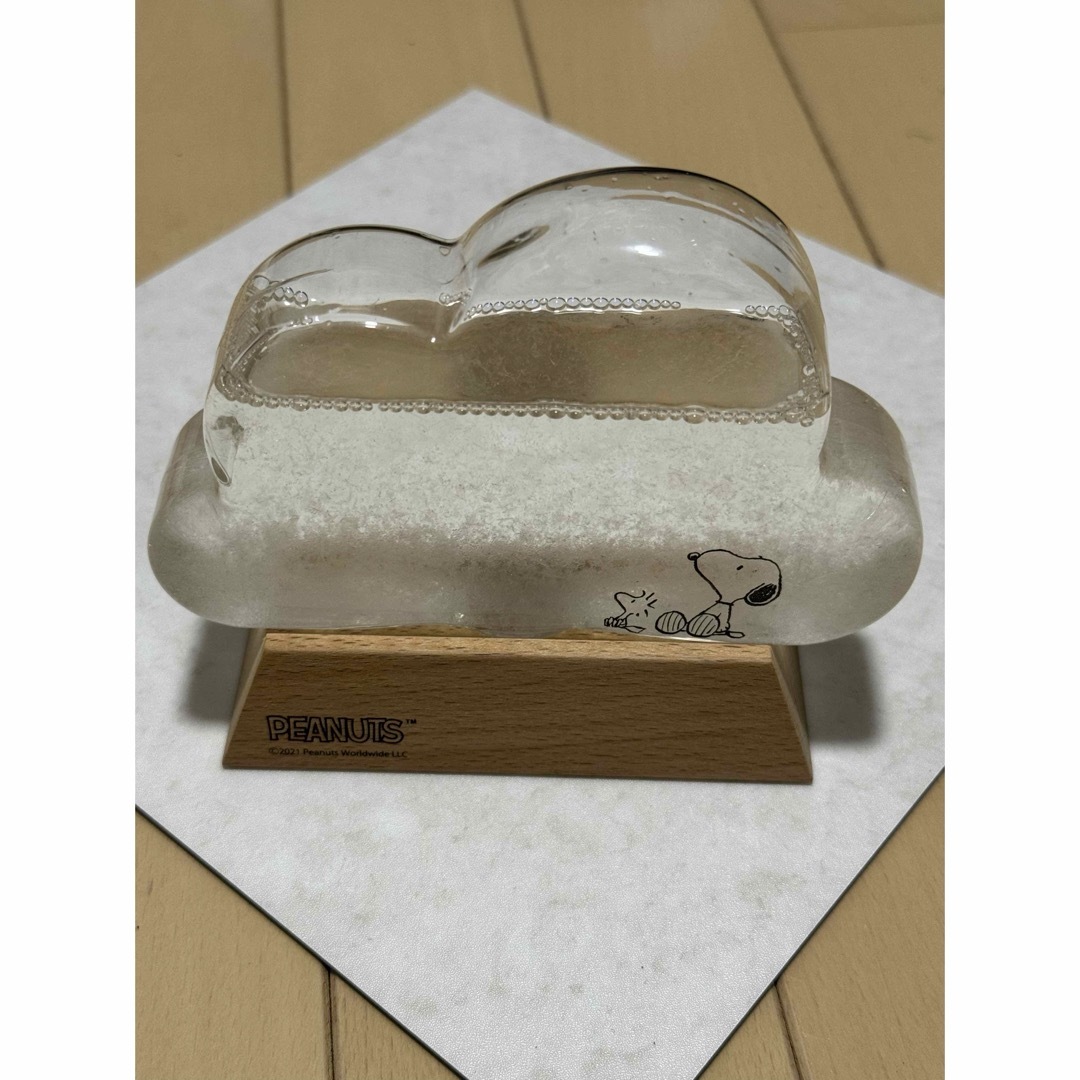 SNOOPY(スヌーピー)のスヌーピー　ストームグラスStorm Glass（箱あり） エンタメ/ホビーのおもちゃ/ぬいぐるみ(キャラクターグッズ)の商品写真