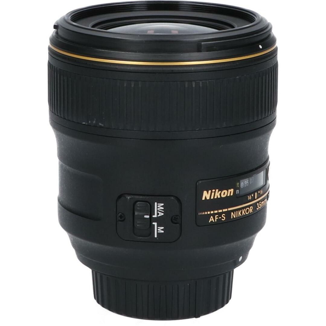 Nikon(ニコン)のＮＩＫＯＮ　ＡＦ－Ｓ３５ｍｍ　Ｆ１．４Ｇ スマホ/家電/カメラのカメラ(レンズ(ズーム))の商品写真