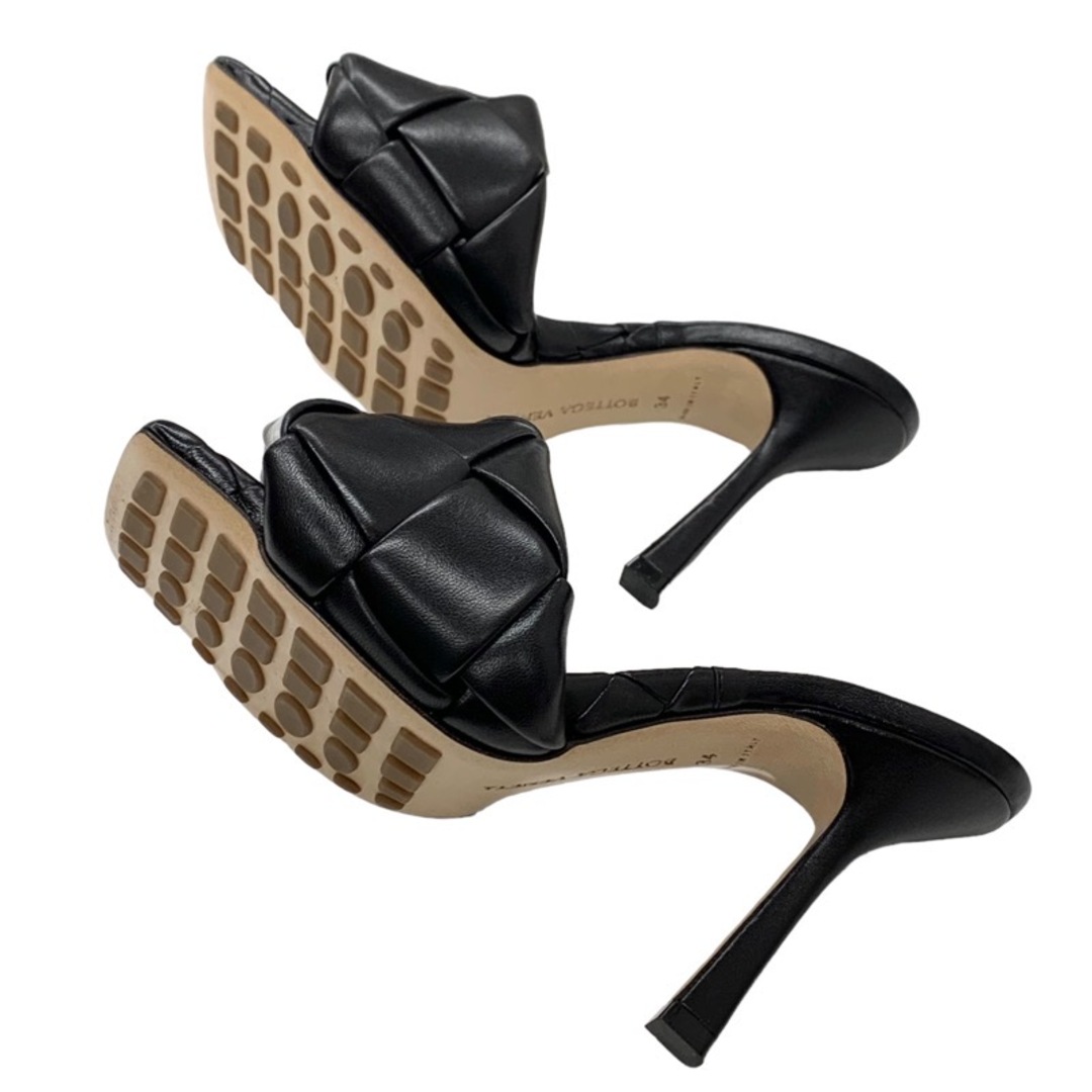 Bottega Veneta(ボッテガヴェネタ)のボッテガヴェネタ BOTTEGAVENETA リド サンダル 靴 シューズ レザー ブラック ミュール イントレチャート レディースの靴/シューズ(サンダル)の商品写真