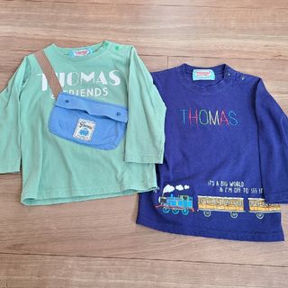 バースデイ(バースデイ)のトーマス　2枚セット　バースデイ　しまむら　95㎝　長袖　お洒落　可愛い(Tシャツ/カットソー)