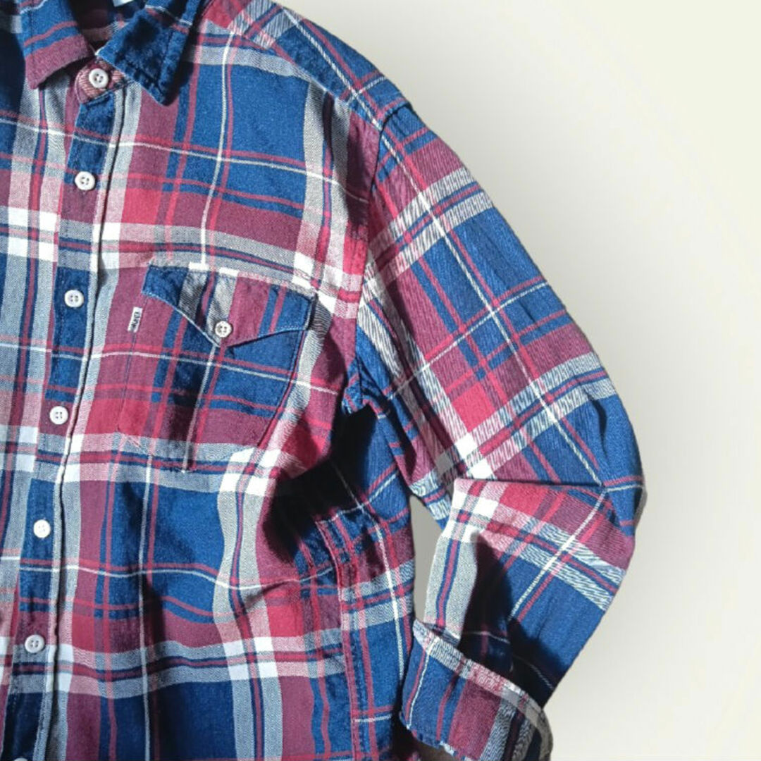 EDWIN(エドウィン)のEDWIN 長袖チェックシャツ　アメカジ　カジュアル　Cotton Shirt メンズのトップス(シャツ)の商品写真