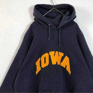 リー(Lee)のLee リー　カレッジ刺繍　アイオワ大学　IOWA 裏起毛　パーカー(パーカー)