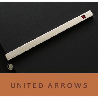 ユナイテッドアローズ(UNITED ARROWS)の3992◆ユナイテッドアローズ◆ネクタイピン◆シルバー×レッドストーン◆タイピン(ネクタイピン)